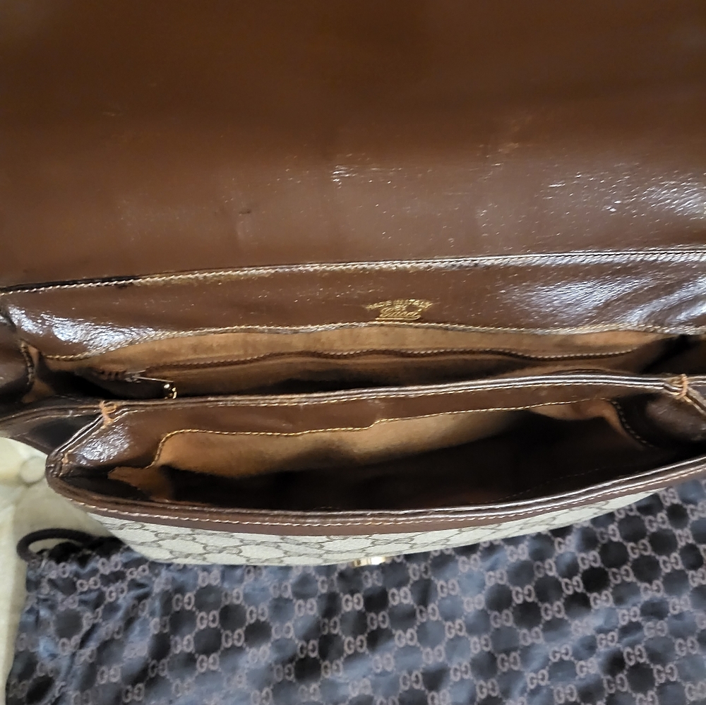 Authentic vintage late 1970's to early 80's gucci horsebit crossbody bag - Picture 11 of 15